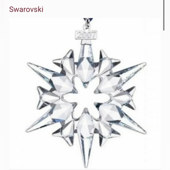 Swarovski 2007 Annual Edition Crystal Snowflake Ornament - Picture 6 of 6